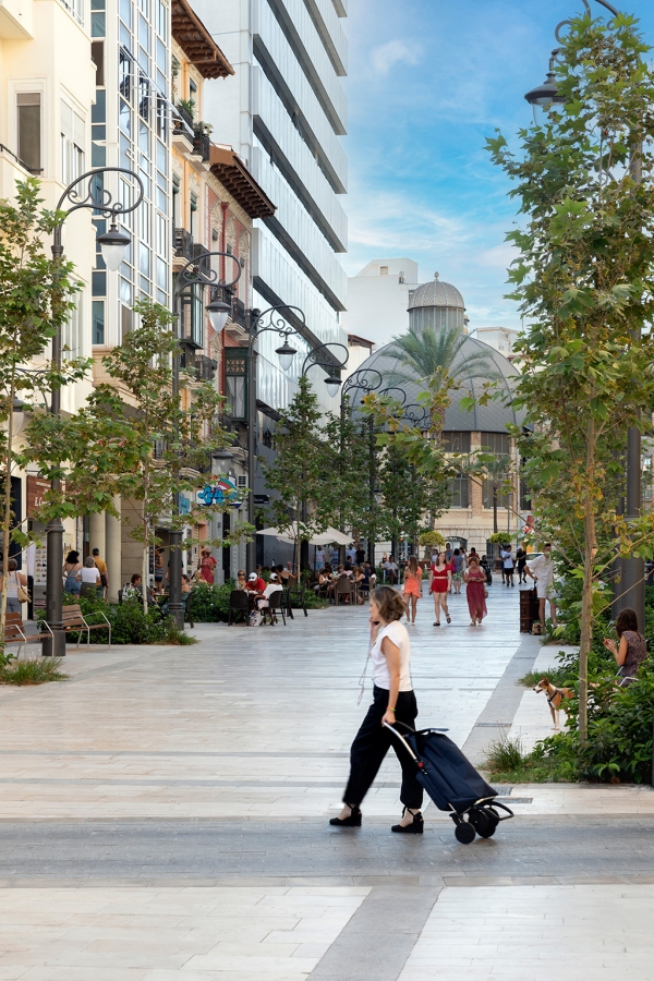 Avenida de la Constitución y plaza Ruperto Chapí